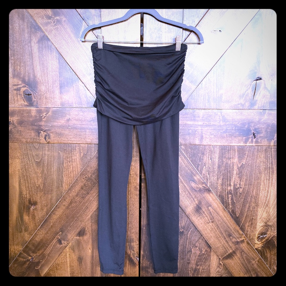 Prana leggings with skirt. Size small. Black
